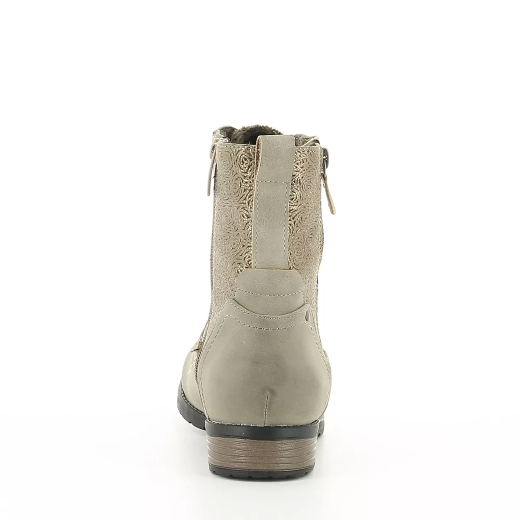 Image (3) de la chaussures Smart Standard - Bottines Gris en Cuir synthétique