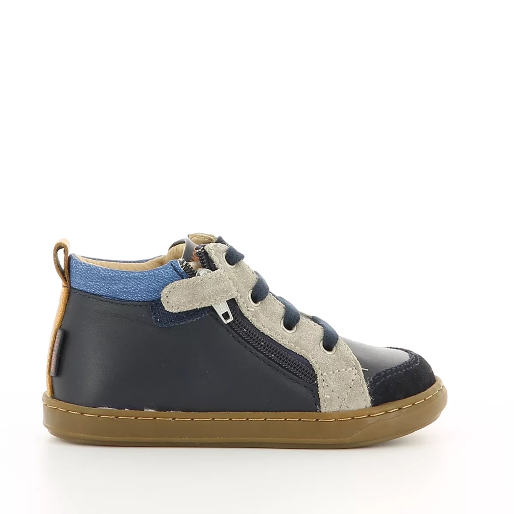 Image (2) de la chaussures Shoo pom - Bottines Bleu en Cuir Image (2) de la chaussures Shoo pom - Bottines Bleu en Cuir