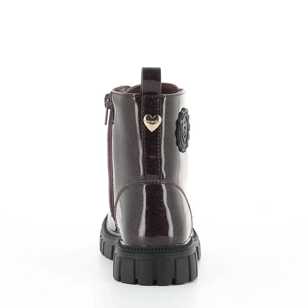 Image (3) de la chaussures Conguitos - Bottines Bordeaux en Cuir synthétique