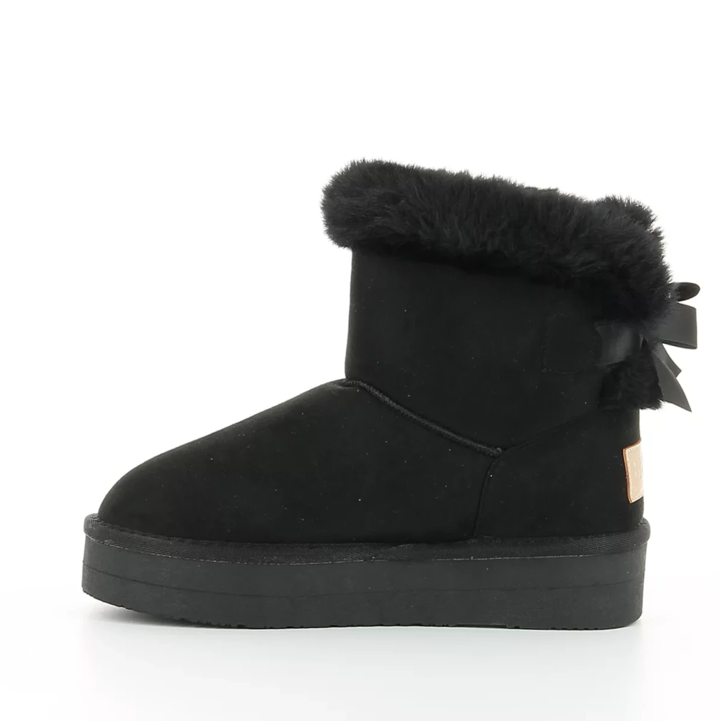 Image (4) de la chaussures B&W - Boots Noir en Cuir synthétique