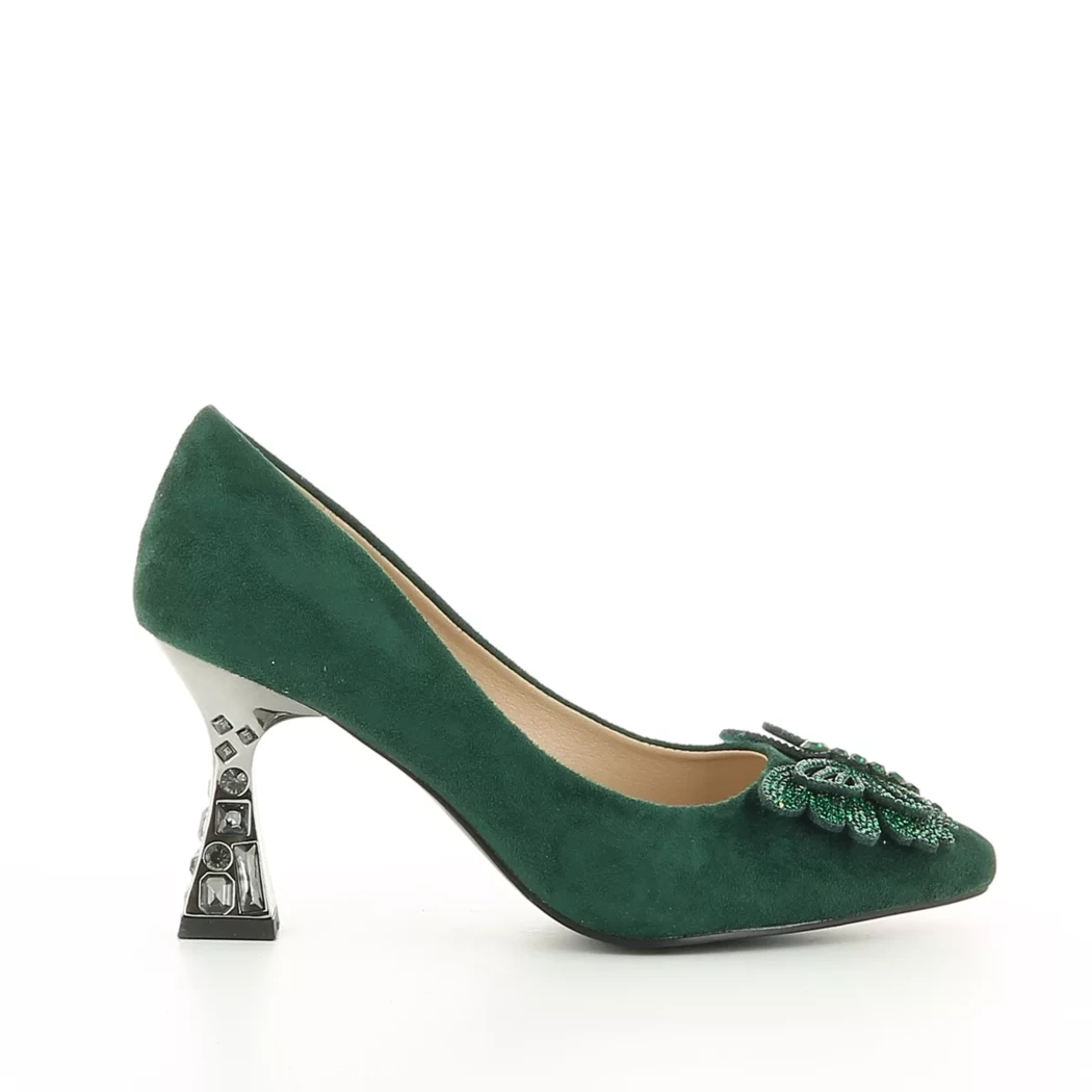 Image (2) de la chaussures Misstyl by Laura Vita - Escarpins Vert en Cuir synthétique