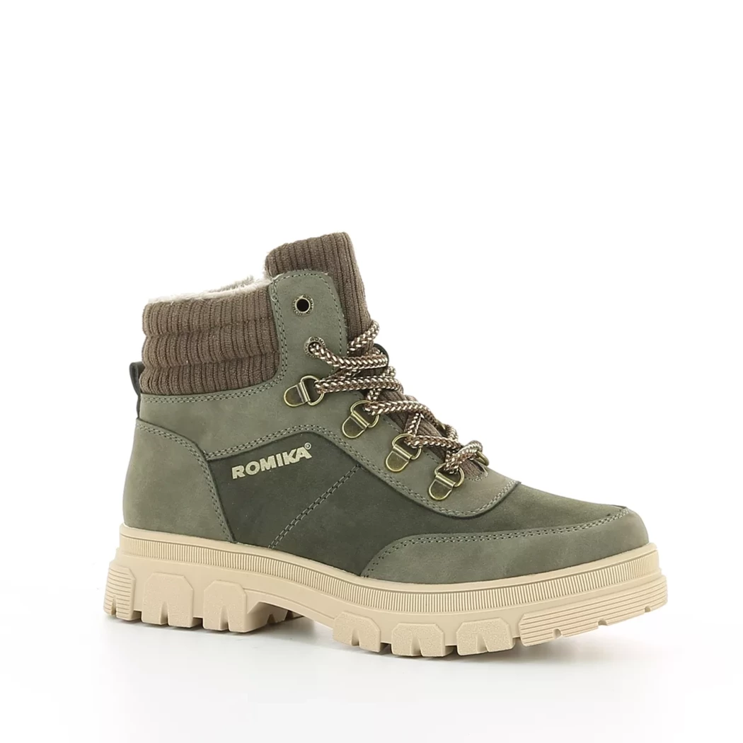 Image (1) de la chaussures Romika - Bottines Vert en Cuir synthétique