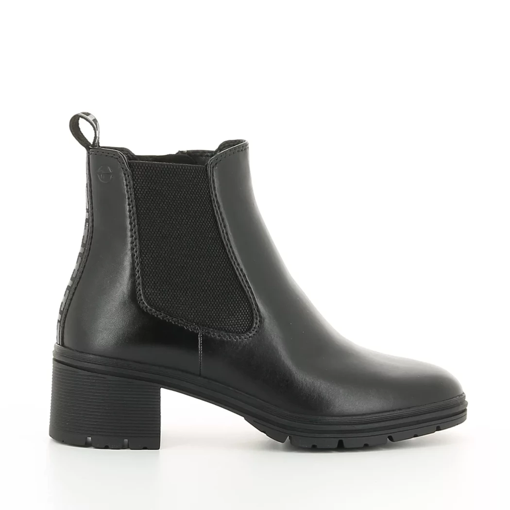 Image (2) de la chaussures Tamaris - Boots Noir en Cuir