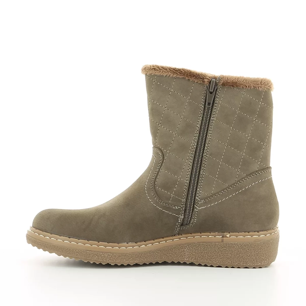 Image (4) de la chaussures Divina - Boots Taupe en Cuir synthétique