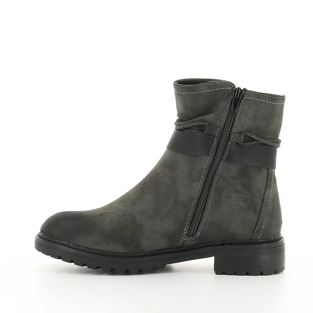 Image (4) de la chaussures Cimarron - Boots Gris en Cuir synthétique