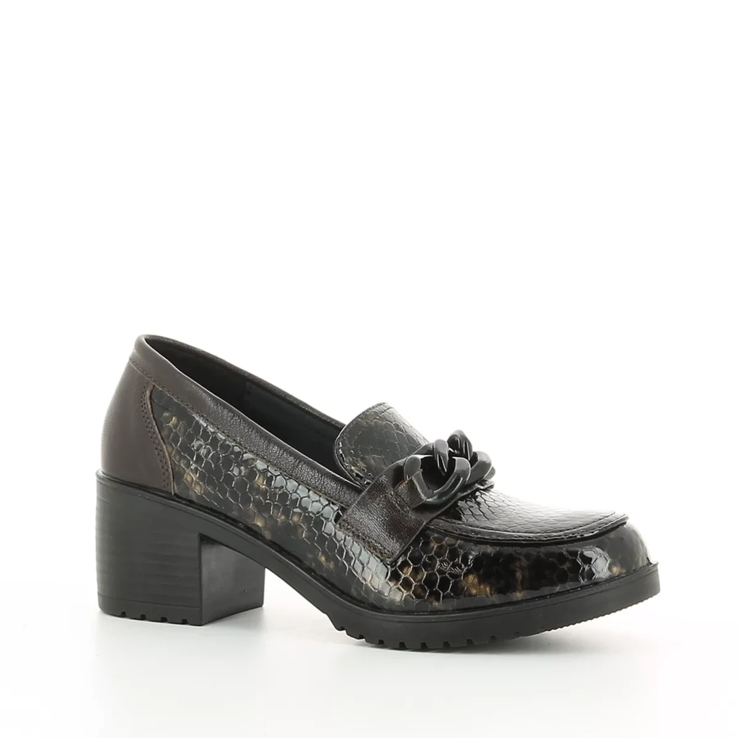 Image (1) de la chaussures Desir de Fuite - Mocassins Marron en Cuir