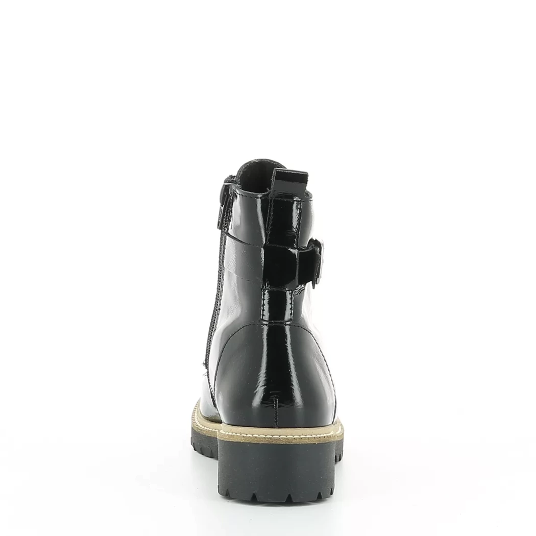 Image (3) de la chaussures Simplement B - Bottines Noir en Cuir vernis