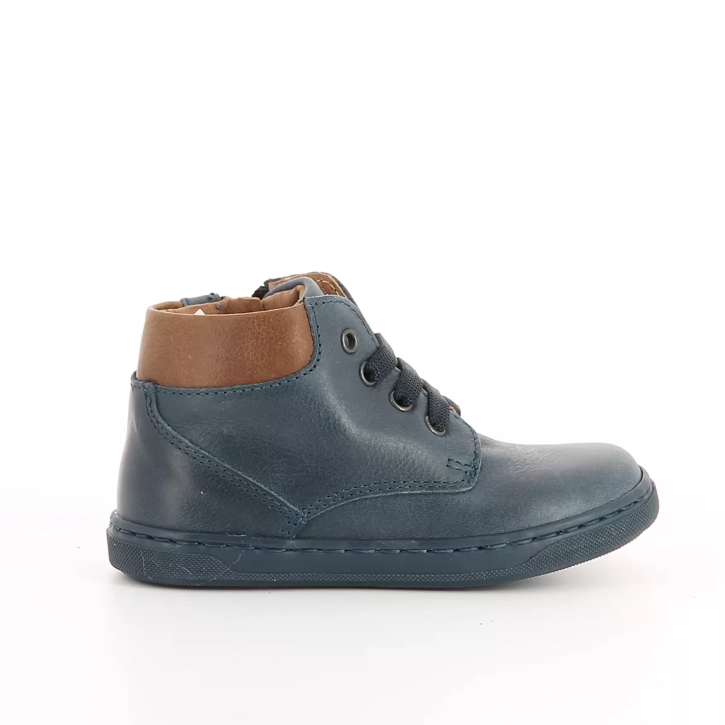 Image (2) de la chaussures Pretty Shoes - Bottines Bleu en Cuir Image (2) de la chaussures Pretty Shoes - Bottines Bleu en Cuir