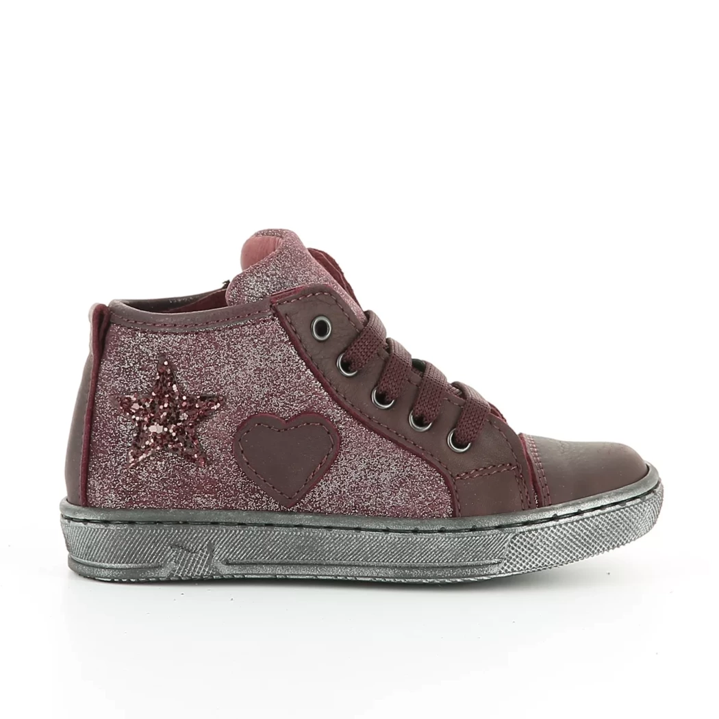 Image (2) de la chaussures Pretty Shoes - Bottines Bordeaux en Cuir Image (2) de la chaussures Pretty Shoes - Bottines Bordeaux en Cuir
