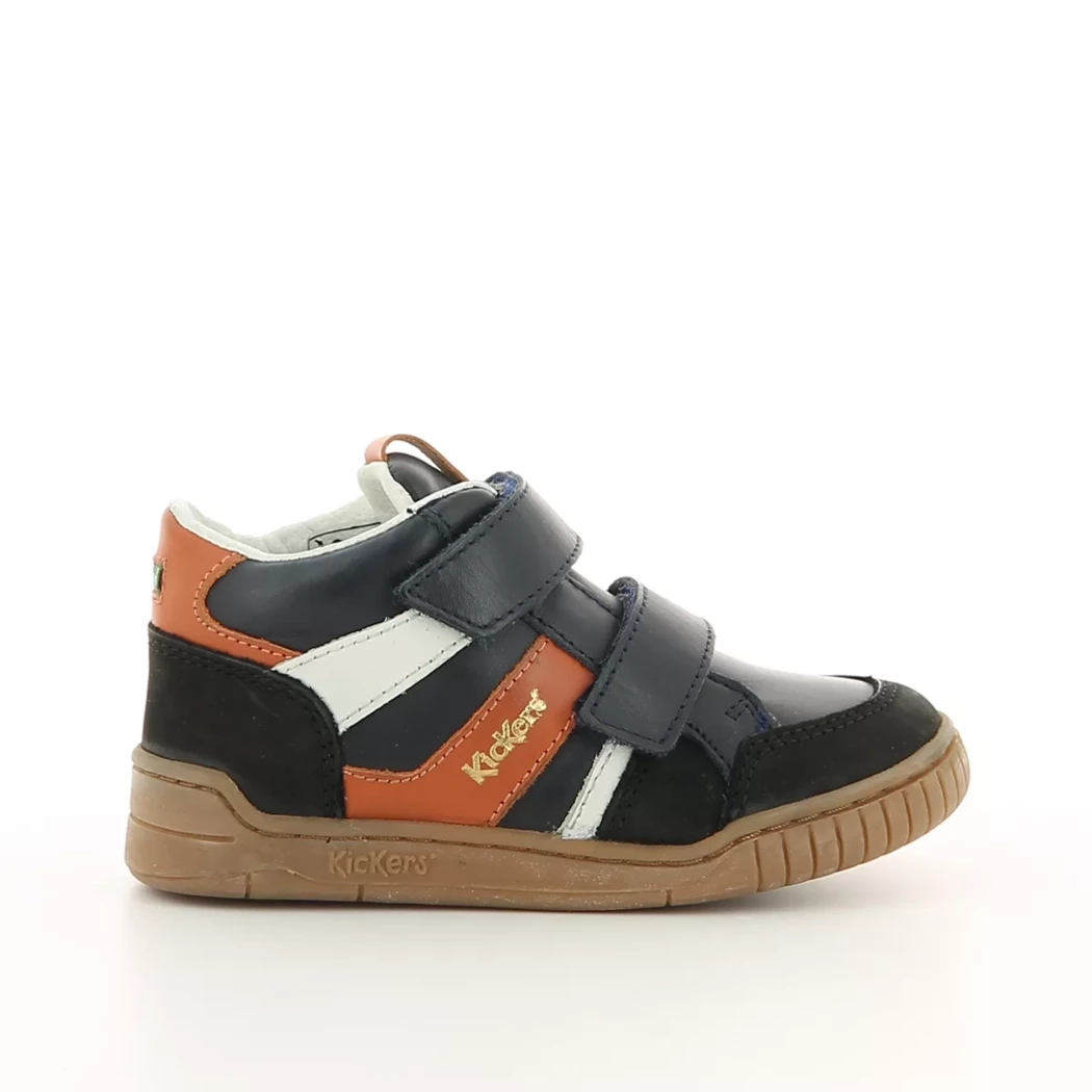 Image (2) de la chaussures Kickers - Bottines Bleu en Cuir Image (2) de la chaussures Kickers - Bottines Bleu en Cuir