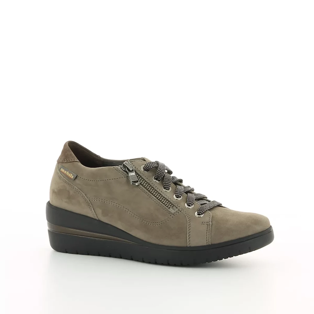 Image (1) de la chaussures Mephisto - Chaussures à lacets Taupe en Cuir nubuck Image (1) de la chaussures Mephisto - Chaussures à lacets Taupe en Cuir nubuck