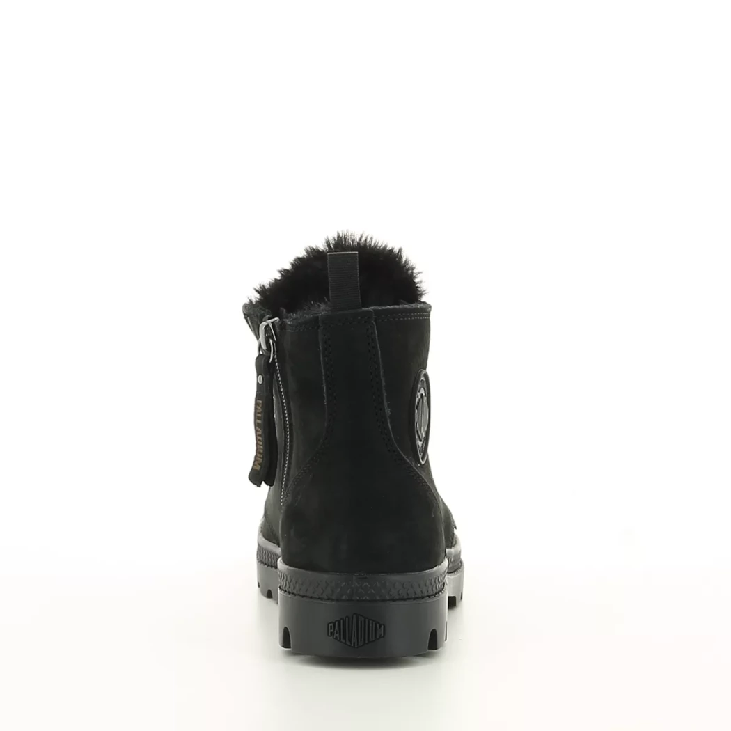 Image (3) de la chaussures Palladium - Bottines Noir en Cuir nubuck Image (3) de la chaussures Palladium - Bottines Noir en Cuir nubuck