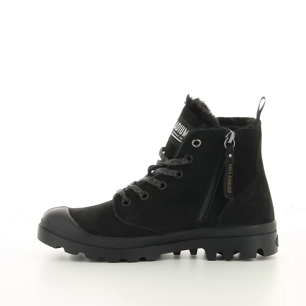 Image (4) de la chaussures Palladium - Bottines Noir en Cuir nubuck Image (4) de la chaussures Palladium - Bottines Noir en Cuir nubuck