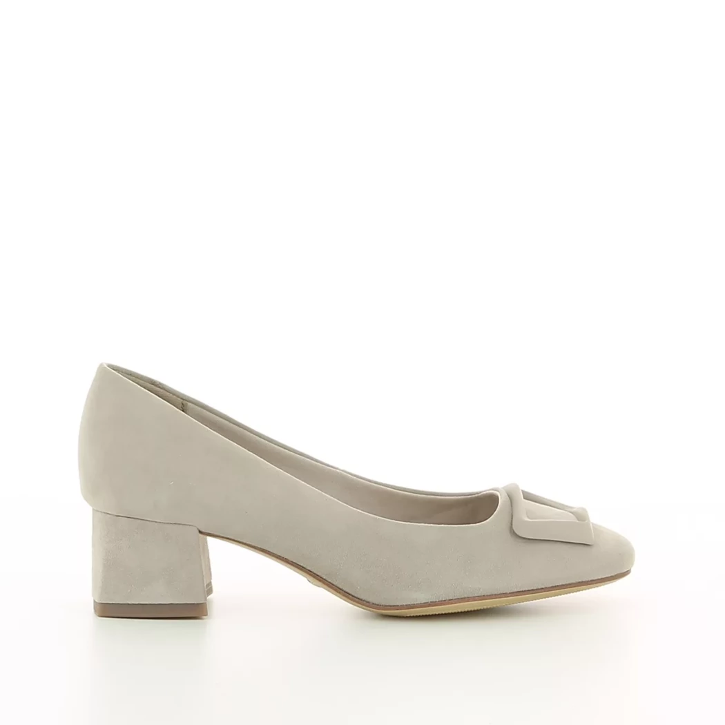Image (2) de la chaussures Tamaris - Escarpins Taupe en Cuir nubuck Image (2) de la chaussures Tamaris - Escarpins Taupe en Cuir nubuck