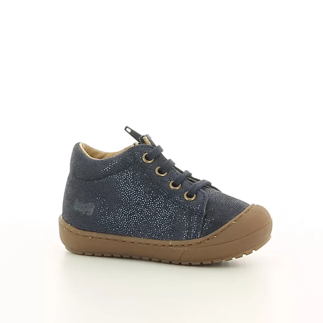 Image (1) de la chaussures Bopy - Bottines Bleu en Cuir nubuck Image (1) de la chaussures Bopy - Bottines Bleu en Cuir nubuck