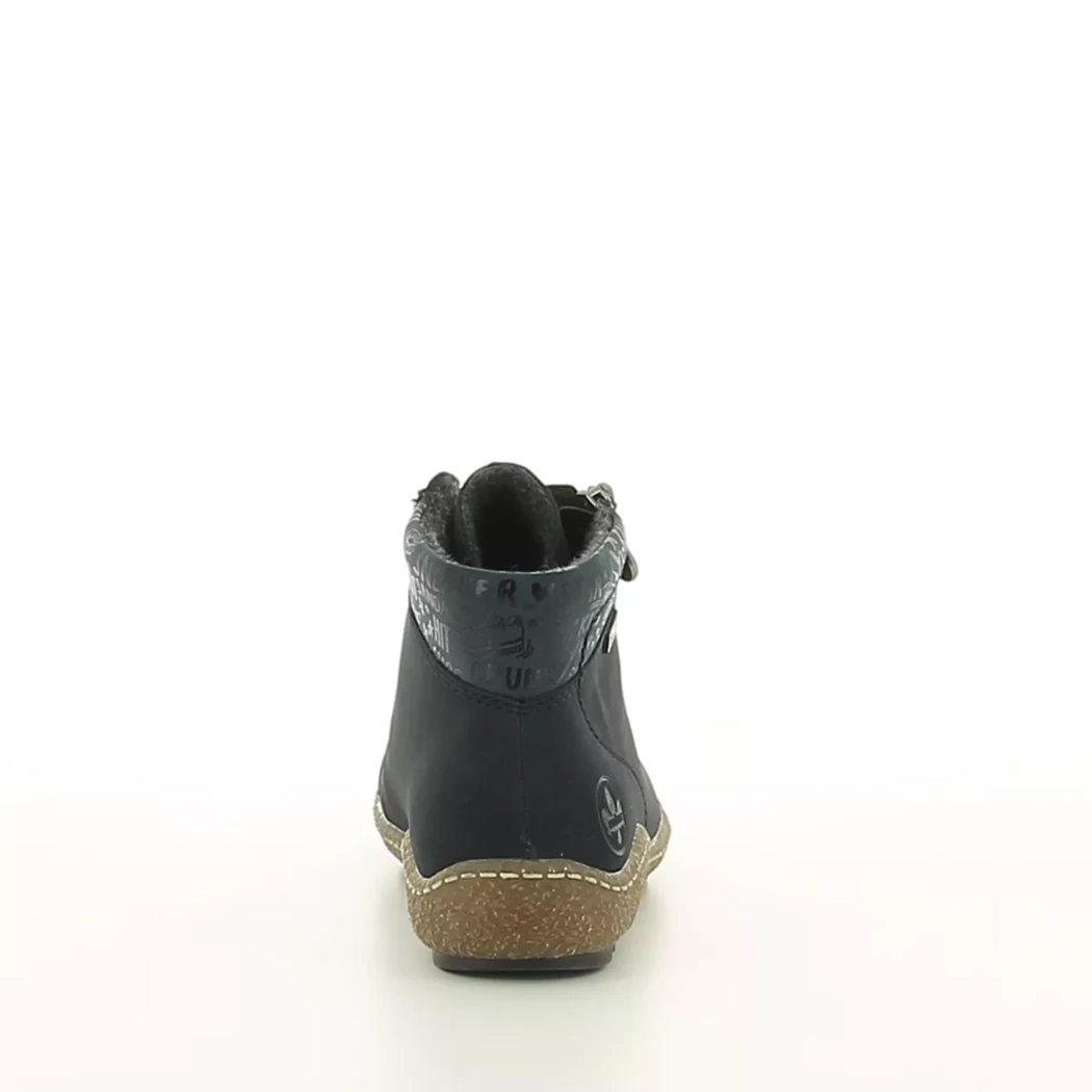 Image (3) de la chaussures Rieker - Bottines Bleu en Cuir synthétique Image (3) de la chaussures Rieker - Bottines Bleu en Cuir synthétique