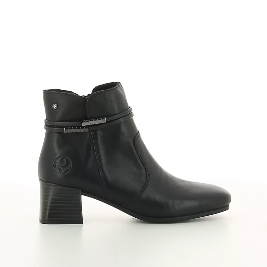Image (2) de la chaussures Rieker - Boots Noir en Cuir Image (2) de la chaussures Rieker - Boots Noir en Cuir