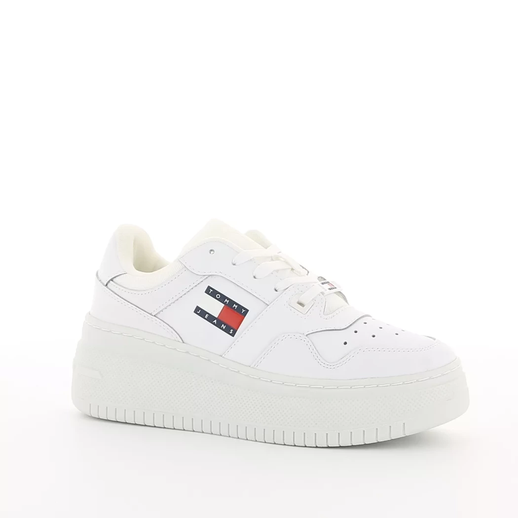 Image (1) de la chaussures Tommy jeans - Baskets Blanc en Cuir Image (1) de la chaussures Tommy jeans - Baskets Blanc en Cuir