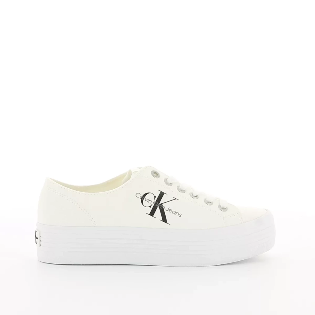 Image (2) de la chaussures Calvin Klein - Baskets Blanc en Textile Image (2) de la chaussures Calvin Klein - Baskets Blanc en Textile