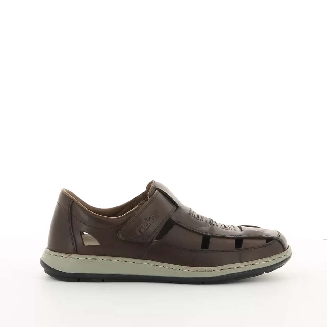 Image (2) de la chaussures Rieker - Sandales et Nu-Pieds Marron en Cuir Image (2) de la chaussures Rieker - Sandales et Nu-Pieds Marron en Cuir