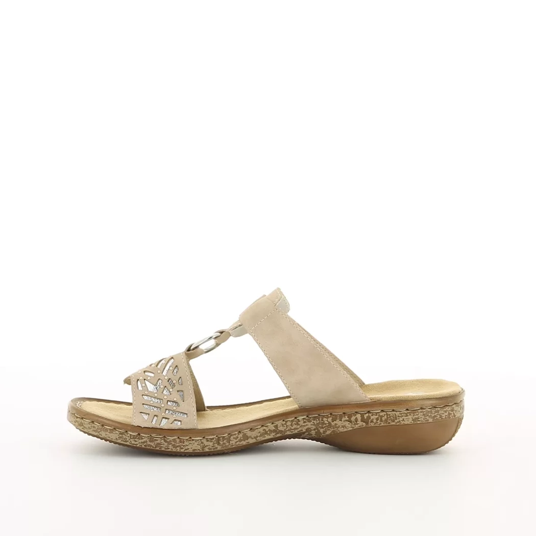 Image (4) de la chaussures Rieker - Mules et Sabots Rose en Cuir nubuck Image (4) de la chaussures Rieker - Mules et Sabots Rose en Cuir nubuck