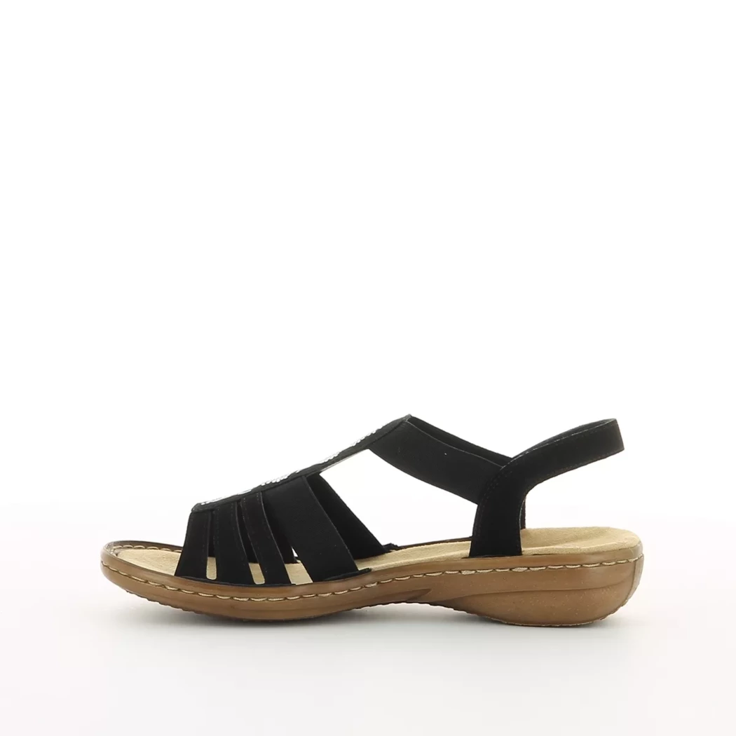 Image (4) de la chaussures Rieker - Sandales et Nu-Pieds Noir en Cuir nubuck Image (4) de la chaussures Rieker - Sandales et Nu-Pieds Noir en Cuir nubuck