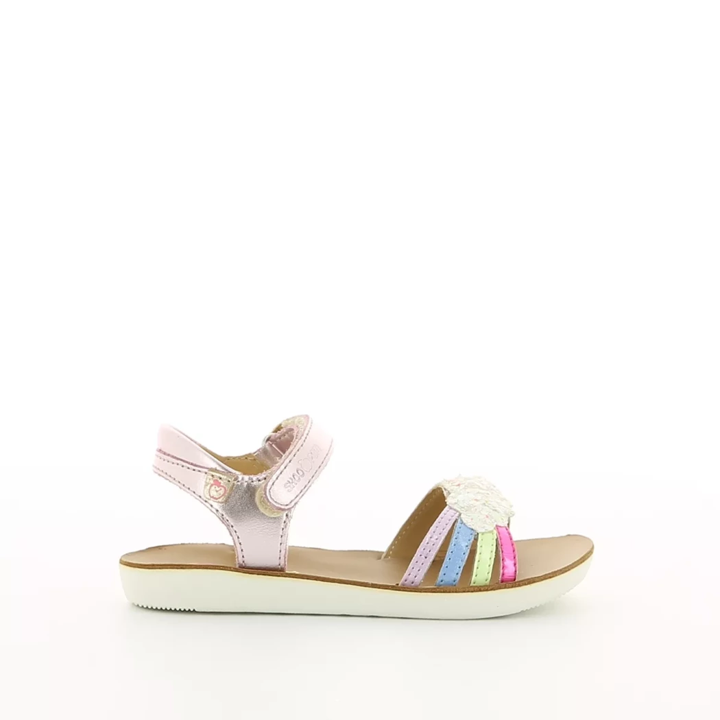 Image (2) de la chaussures Shoo pom - Sandales et Nu-Pieds Rose en Cuir Image (2) de la chaussures Shoo pom - Sandales et Nu-Pieds Rose en Cuir