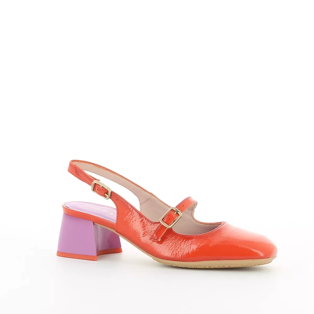 Image (1) de la chaussures Hispanitas - Escarpins Rouge en Cuir vernis Image (1) de la chaussures Hispanitas - Escarpins Rouge en Cuir vernis
