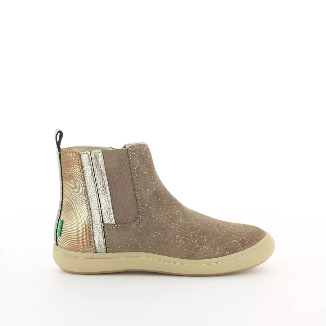 Image (2) de la chaussures Kickers - Boots Taupe en Cuir nubuck Image (2) de la chaussures Kickers - Boots Taupe en Cuir nubuck