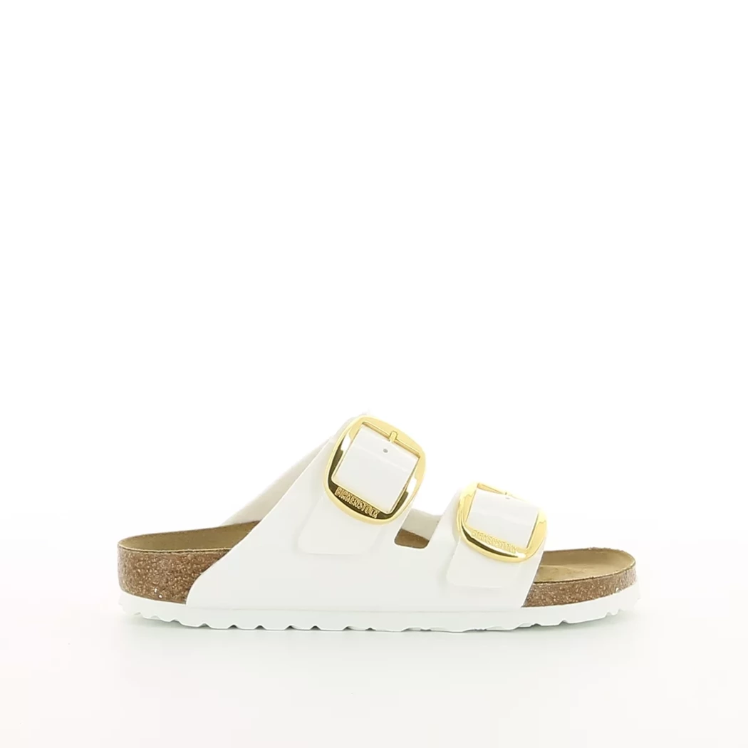 Image (2) de la chaussures Birkenstock - Mules et Sabots Blanc en Cuir synthétique Image (2) de la chaussures Birkenstock - Mules et Sabots Blanc en Cuir synthétique