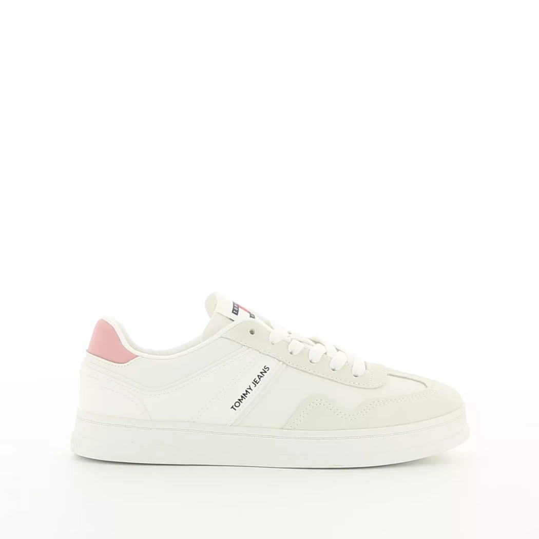 Image (2) de la chaussures Tommy jeans - Baskets Blanc en Cuir Image (2) de la chaussures Tommy jeans - Baskets Blanc en Cuir