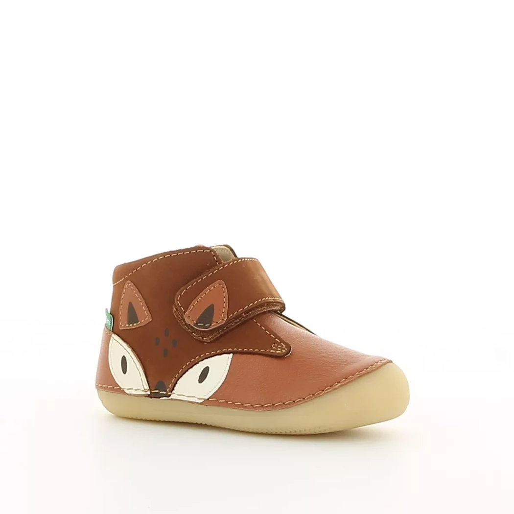 Image (1) de la chaussures Kickers - Bottines Cuir naturel / Cognac en Cuir Image (1) de la chaussures Kickers - Bottines Cuir naturel / Cognac en Cuir