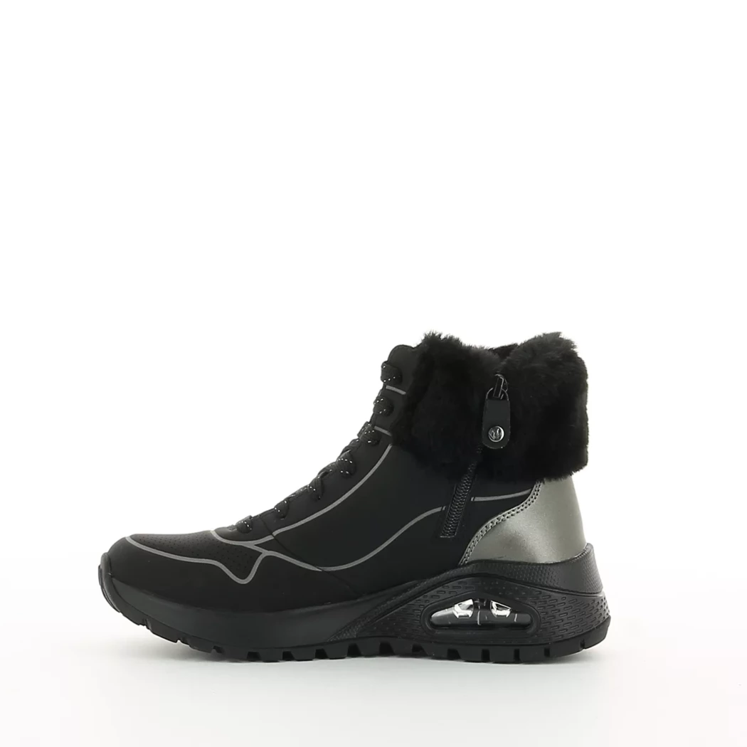 Image (4) de la chaussures Skechers - Bottines Noir en Cuir synthétique Image (4) de la chaussures Skechers - Bottines Noir en Cuir synthétique