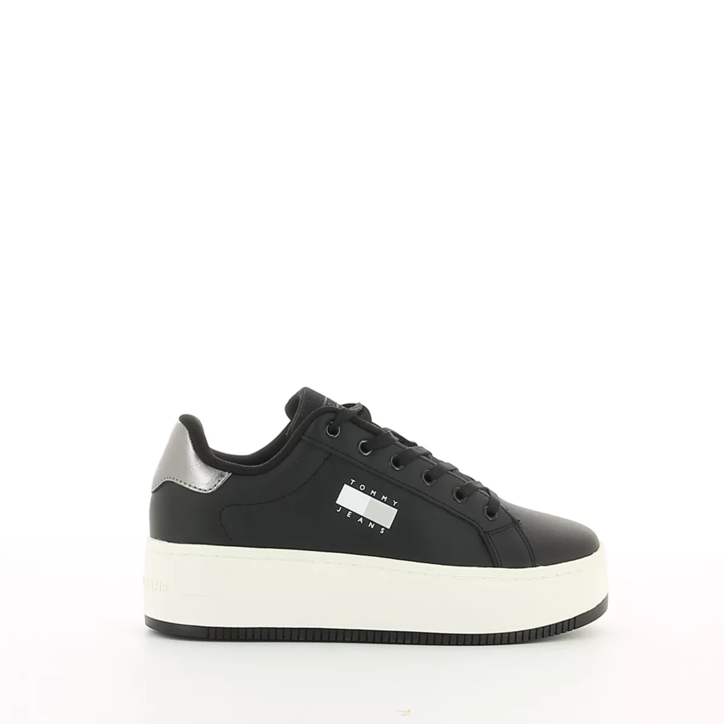 Image (2) de la chaussures Tommy jeans - Baskets Noir en Cuir Image (2) de la chaussures Tommy jeans - Baskets Noir en Cuir